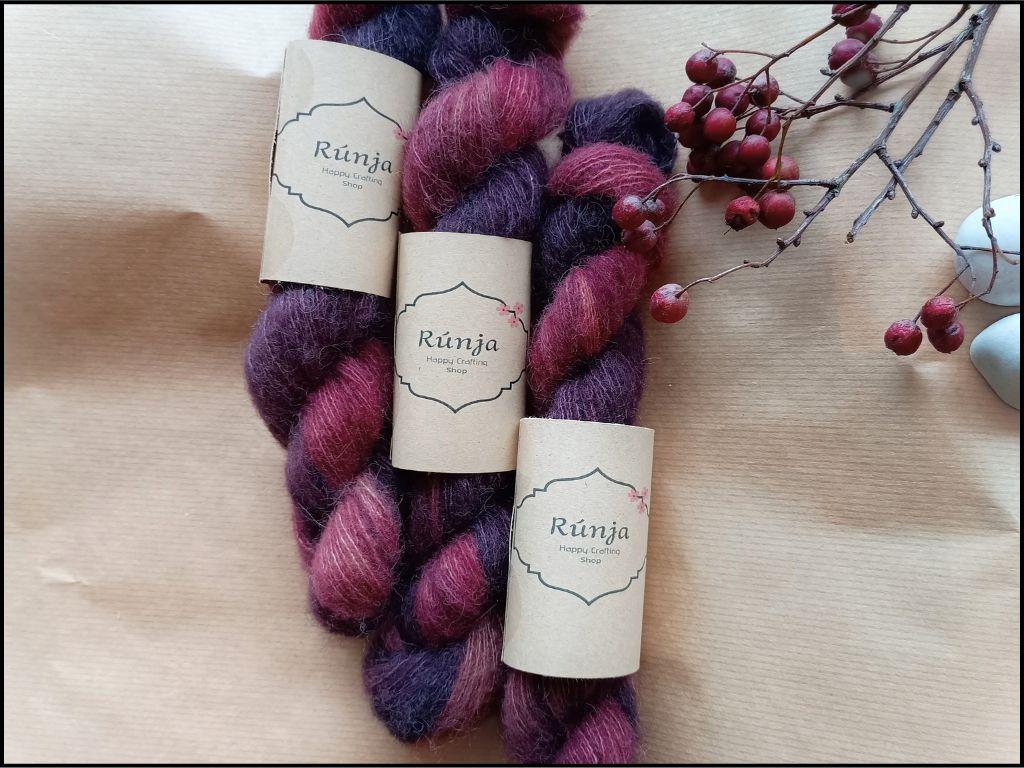 Go nuts! - 25g - Hand-dyed mohair blend