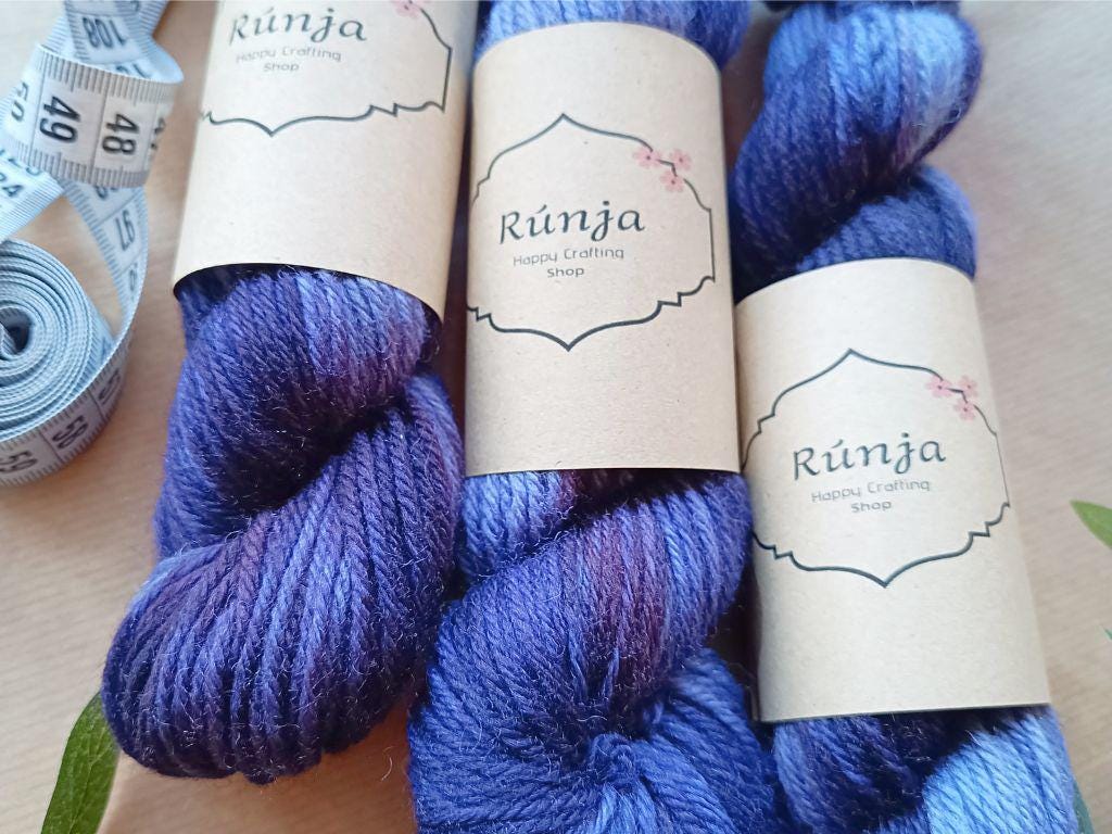 Sleepy Shadows - 50g - Hand-dyed wool yarn 