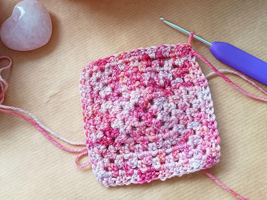 Morning Glory - Hand Dyed | Pink, white with notes of orange. Sparkling Merino Wool Blend | Unique Sparkling Hand Dyed Yarn 100g 