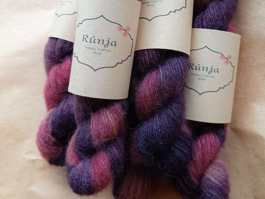 Go nuts! - 25g - Hand-dyed mohair blend 