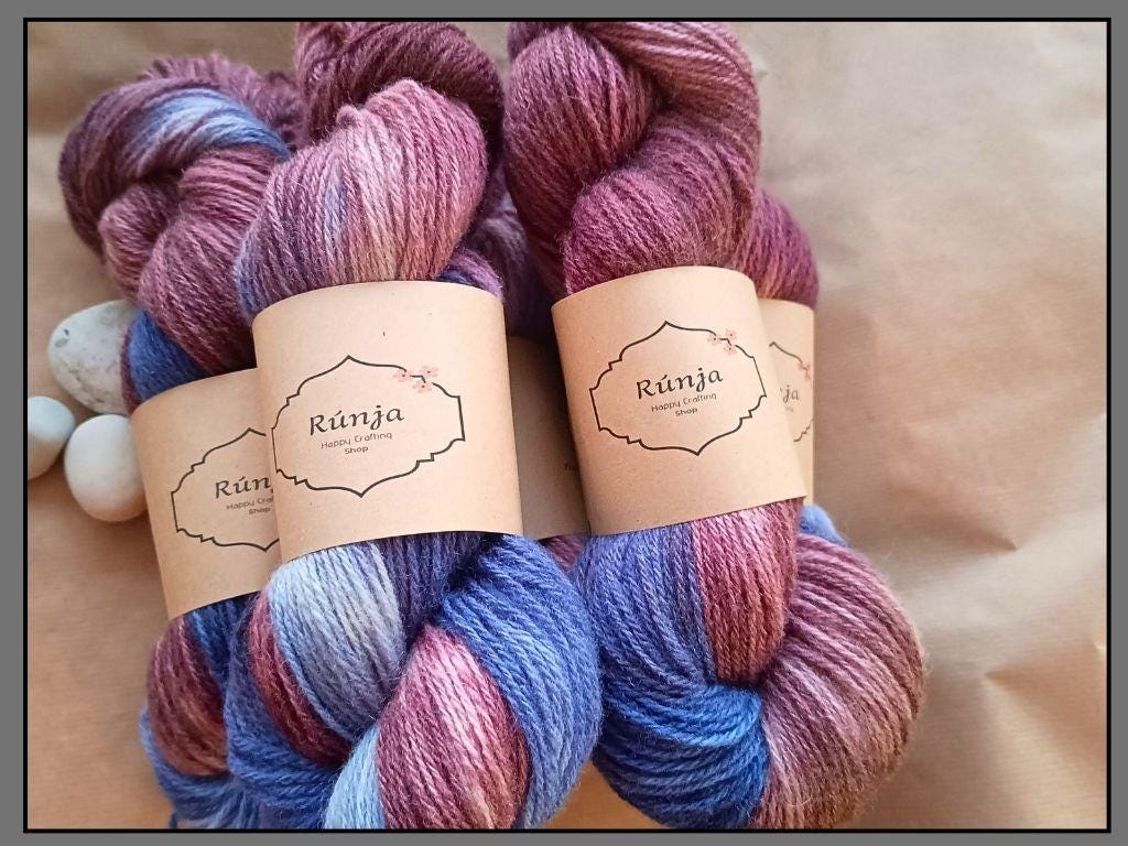 Veimene - 100g - Merino and Suffork wool.