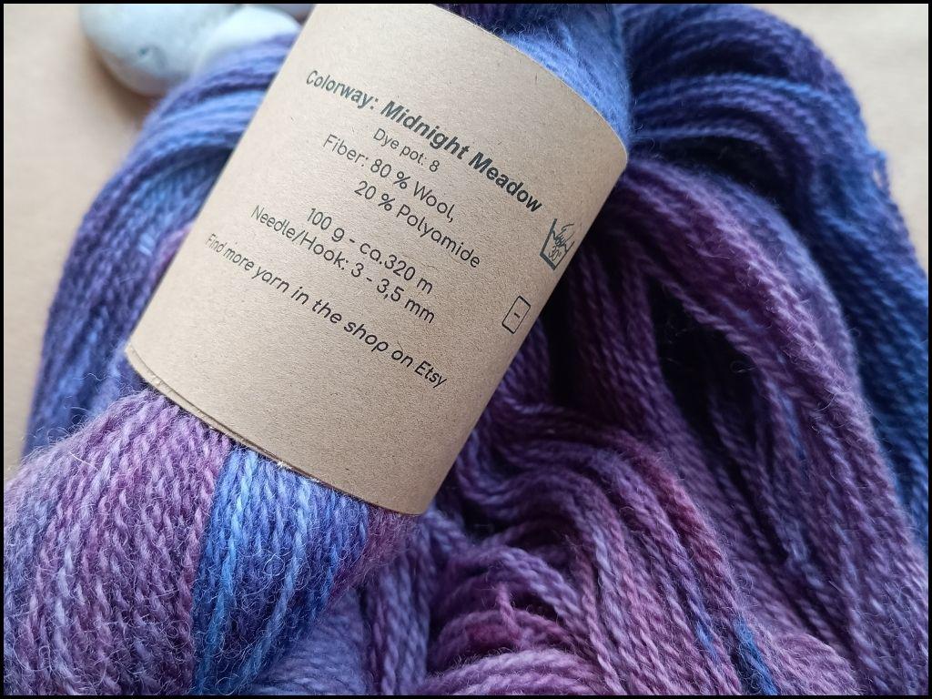 Midnight Meadow - 100g - Wool blend 