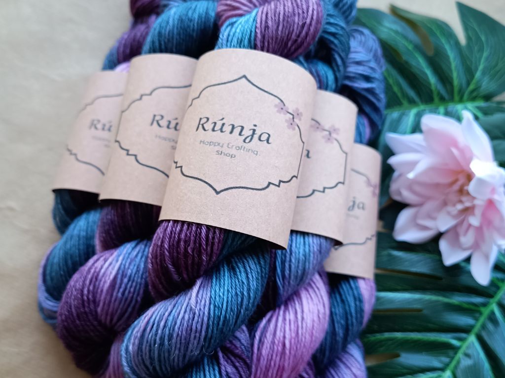 Hand Dyed DK Sock Yarn – "Holding Back The Years" – Soft Merino Wool & Nylon
