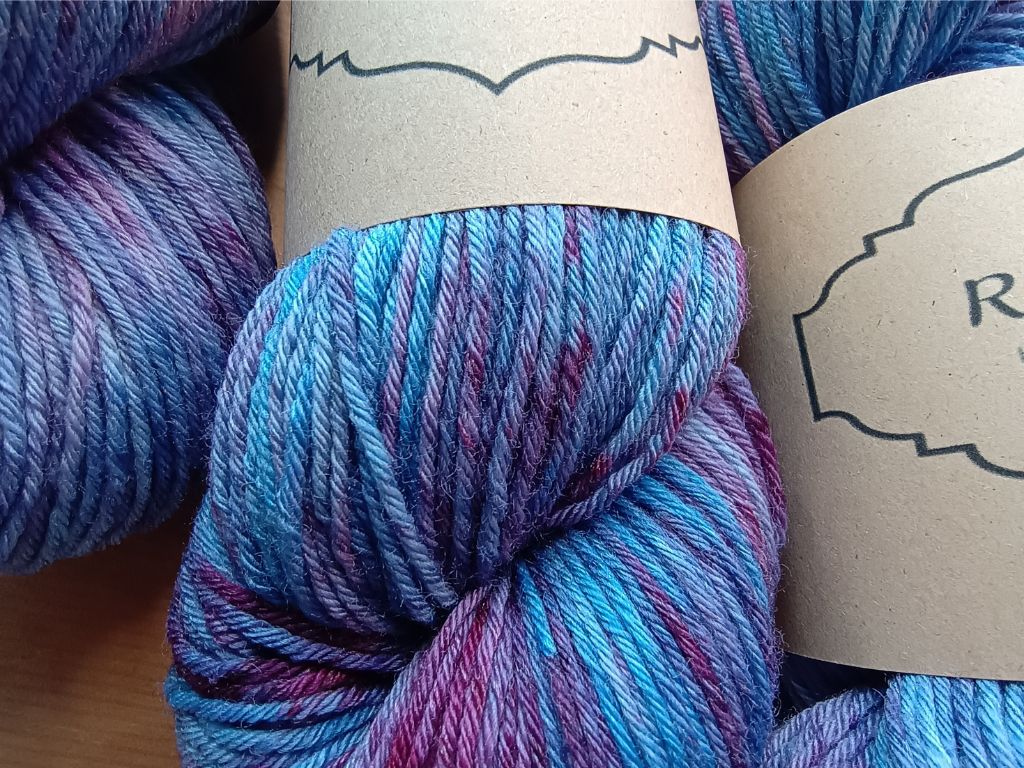 Wicked Game Hand Dyed Yarn | DK Weight Merino Wool & Silk Blend 100g | Luxury Knitting Yarn