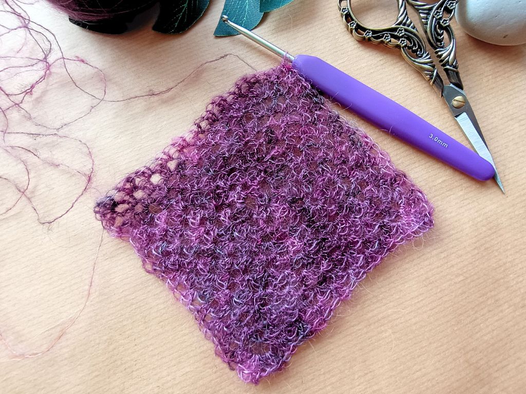 RúnjaCrafts "Running up that hill" Mohair Blend Yarn | Hand-dyed Luxury Yarn for Knitting and Crocheting