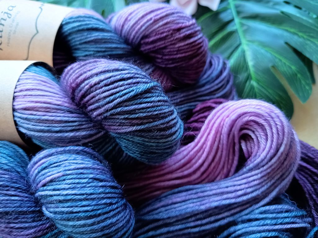 Hand Dyed DK Sock Yarn – "Holding Back The Years" – Soft Merino Wool & Nylon