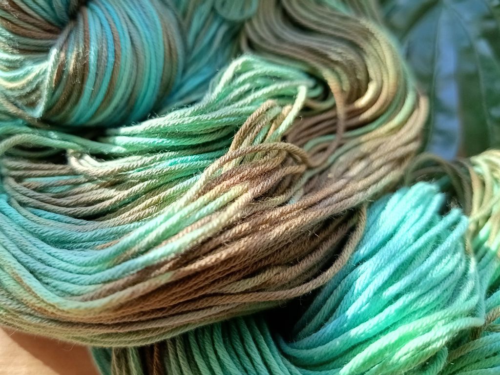 Skyfall – Hand Dyed Cotton Yarn (100% Cotton) - 50g | Sport Weight from RúnjaCrafts