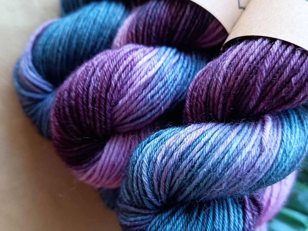 Hand Dyed DK Sock Yarn – "Holding Back The Years" – Soft Merino Wool & Nylon