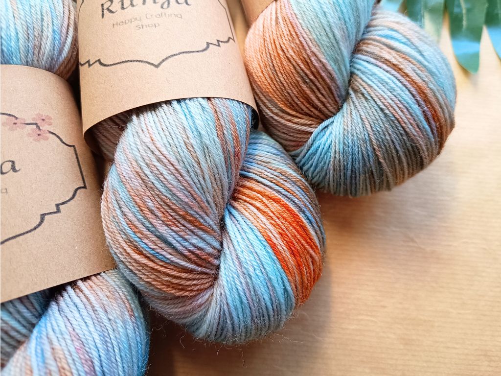 Wildflower Hand-dyed Yarn | RúnjaCrafts | 100g - Billie Eilish Inspired
