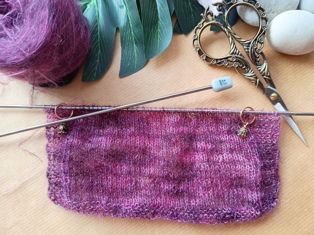 RúnjaCrafts "Running up that hill" Mohair Blend Yarn | Hand-dyed Luxury Yarn for Knitting and Crocheting