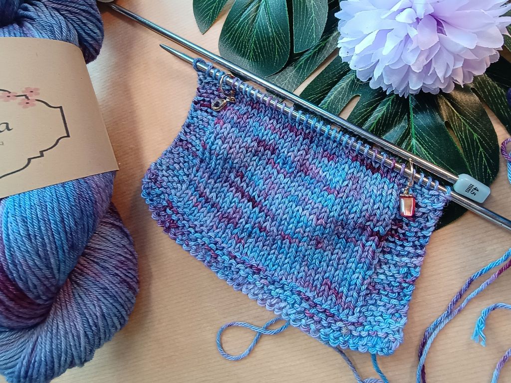 Wicked Game Hand Dyed Yarn | DK Weight Merino Wool & Silk Blend 100g | Luxury Knitting Yarn