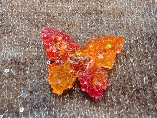 Exclusive Handmade Butterfly Buttons in Resin – Unique Design for Knitting and Sewing (50 mm)