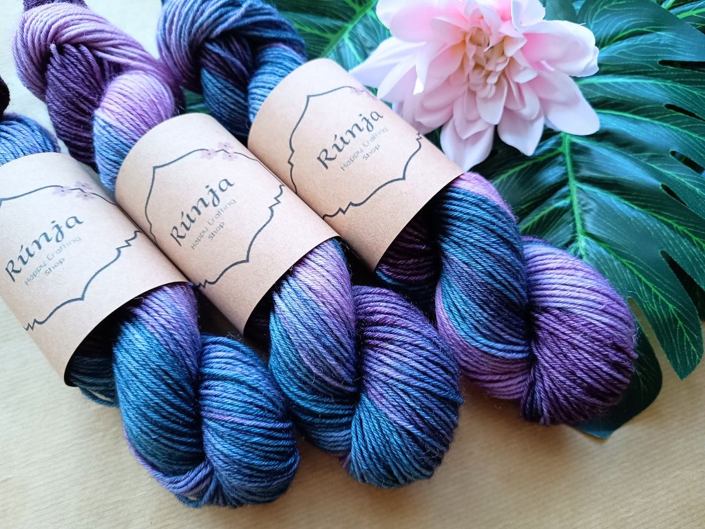 Hand Dyed DK Sock Yarn – "Holding Back The Years" – Soft Merino Wool & Nylon