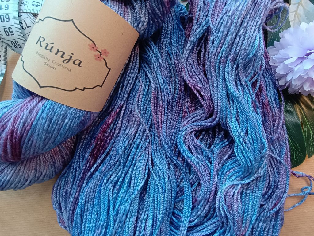 Wicked Game Hand Dyed Yarn | DK Weight Merino Wool & Silk Blend 100g | Luxury Knitting Yarn