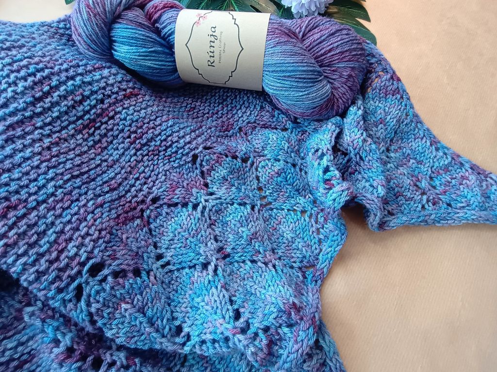 Wicked Game Hand Dyed Yarn | DK Weight Merino Wool & Silk Blend 100g | Luxury Knitting Yarn