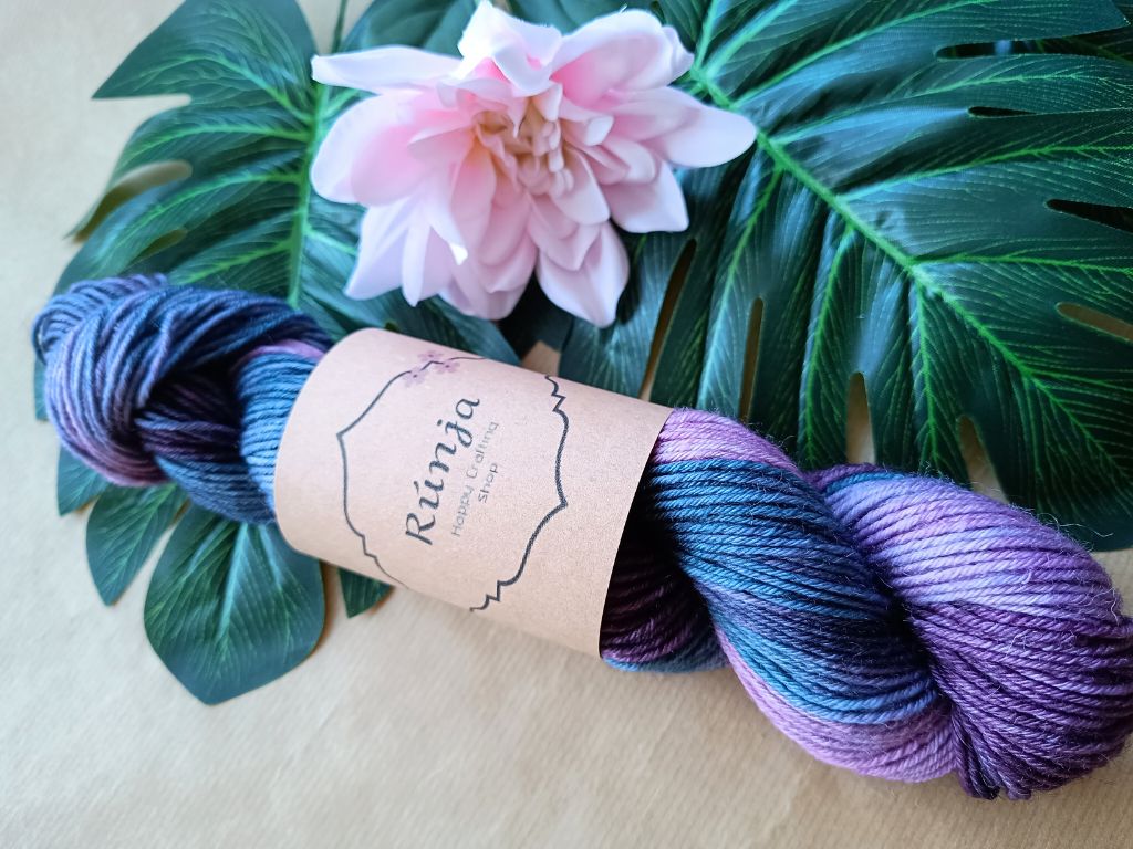 Hand Dyed DK Sock Yarn – "Holding Back The Years" – Soft Merino Wool & Nylon