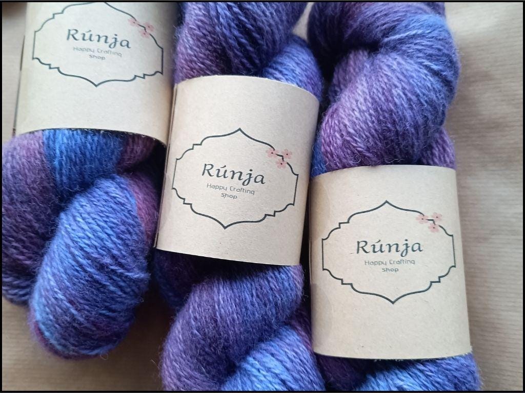 Midnight Meadow - 100g - Wool blend 