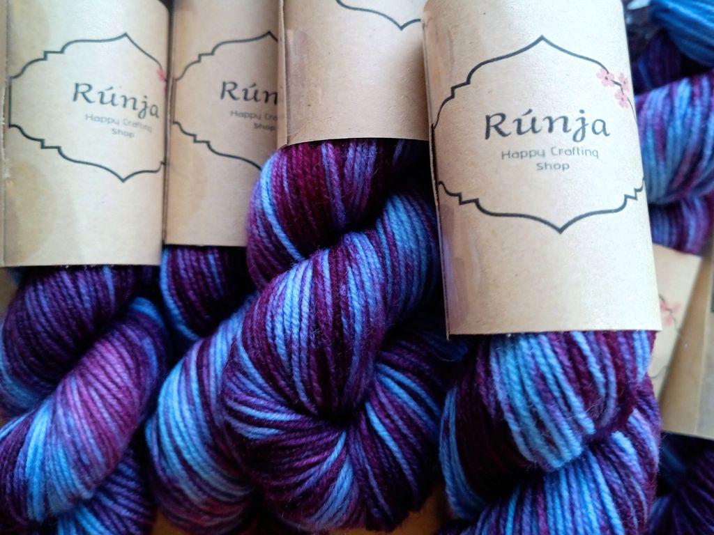 Purple Rain - 50g - Soft merino wool 