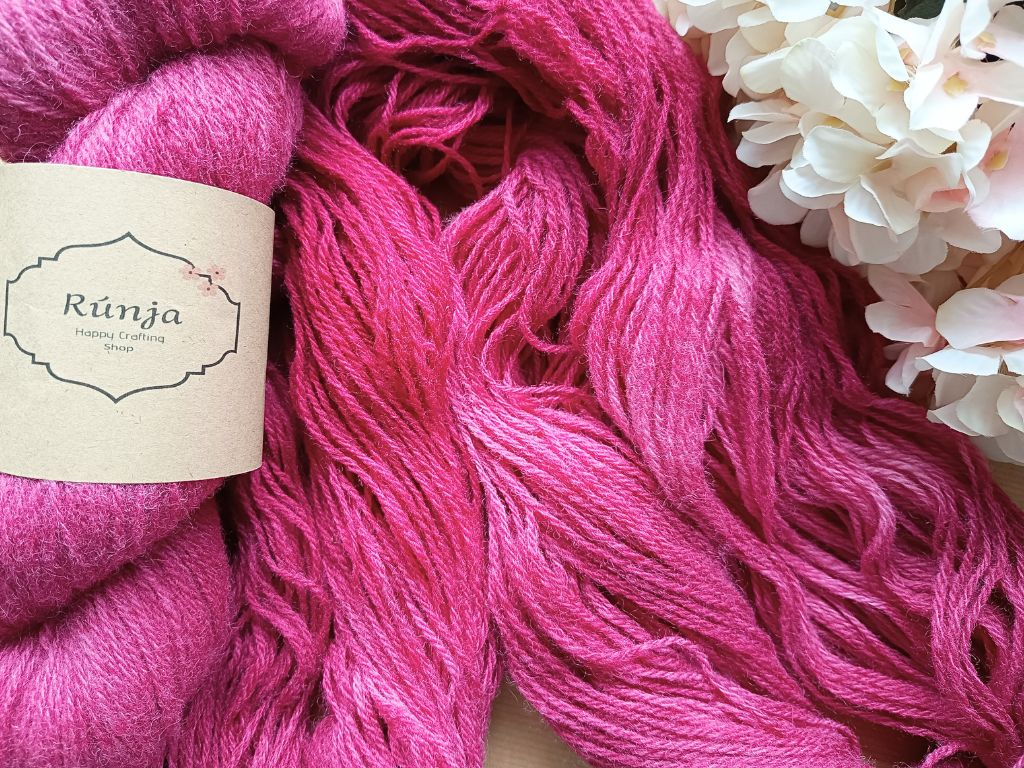 Sweet sorbet - 100g - Merino and Suffolk wool.